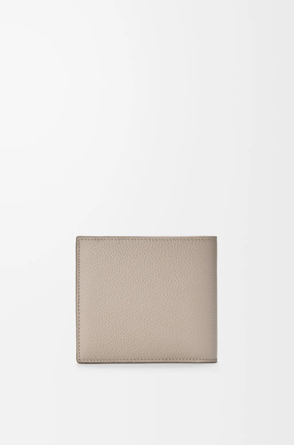 Bifold Coin Wallet In Soft Grained Calfskin