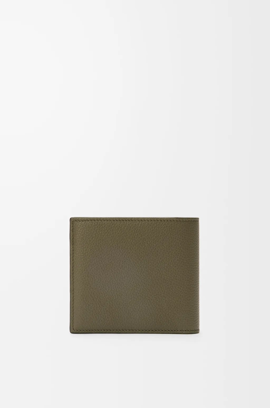 Bifold Coin Wallet In Soft Grained Calfskin