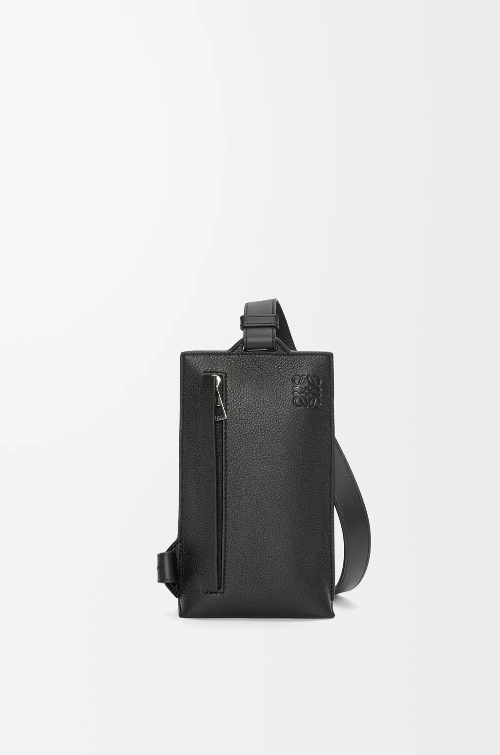 Vertical T Pocket In Soft Grained Calfskin