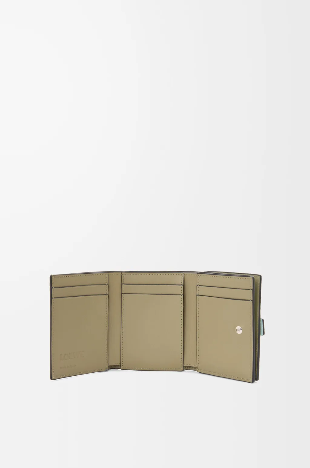 Trifold Wallet In Soft Grained Calfskin