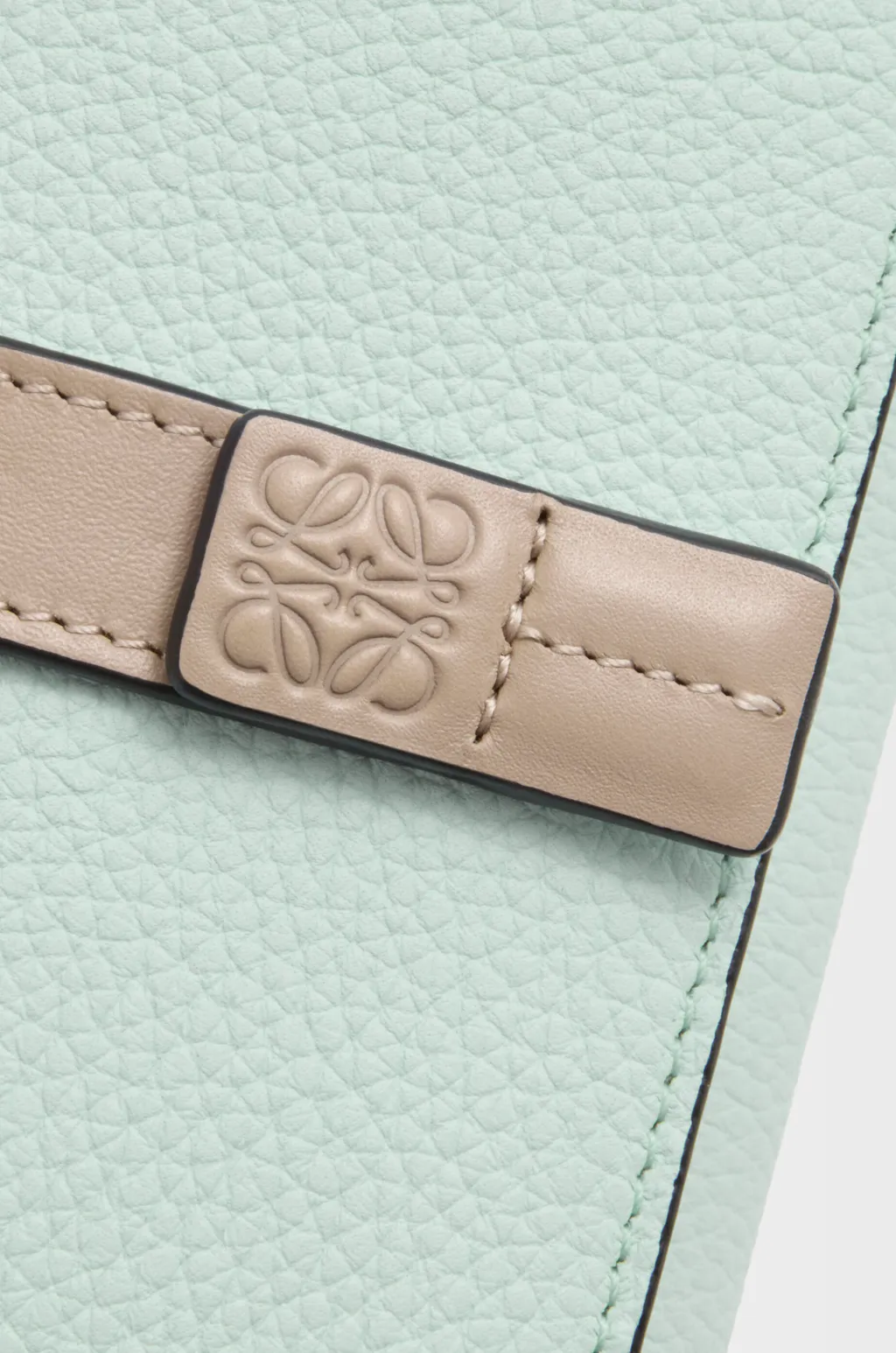 Trifold Wallet In Soft Grained Calfskin