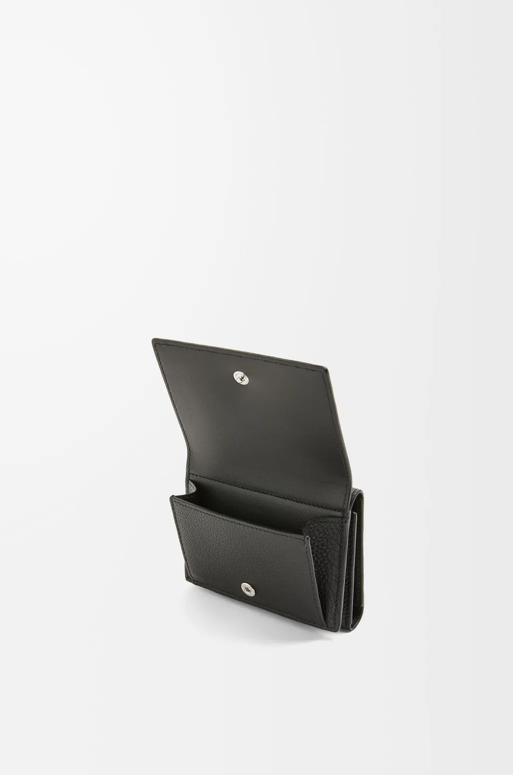 Trifold Wallet In Soft Grained Calfskin