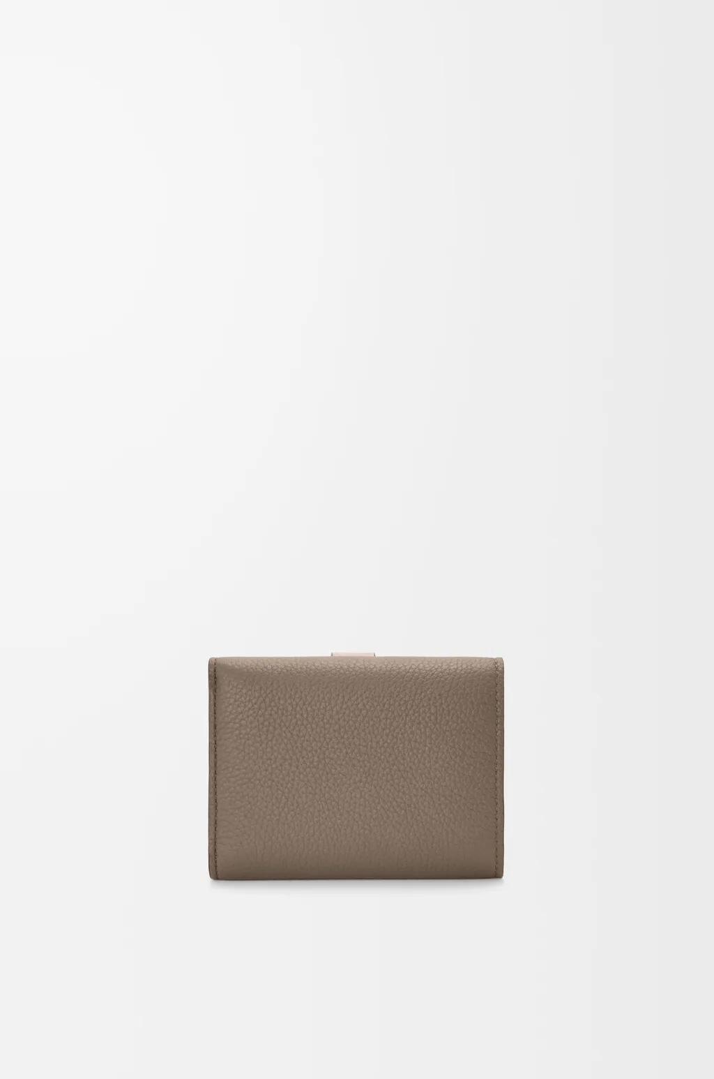 Trifold Wallet In Soft Grained Calfskin