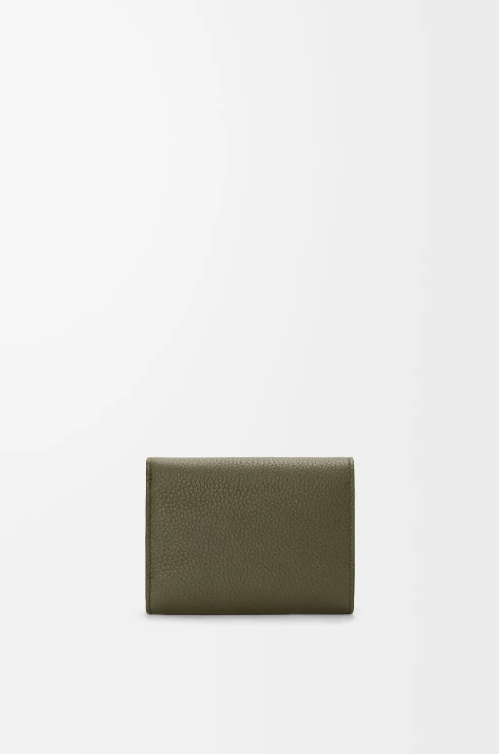 Trifold Wallet In Soft Grained Calfskin