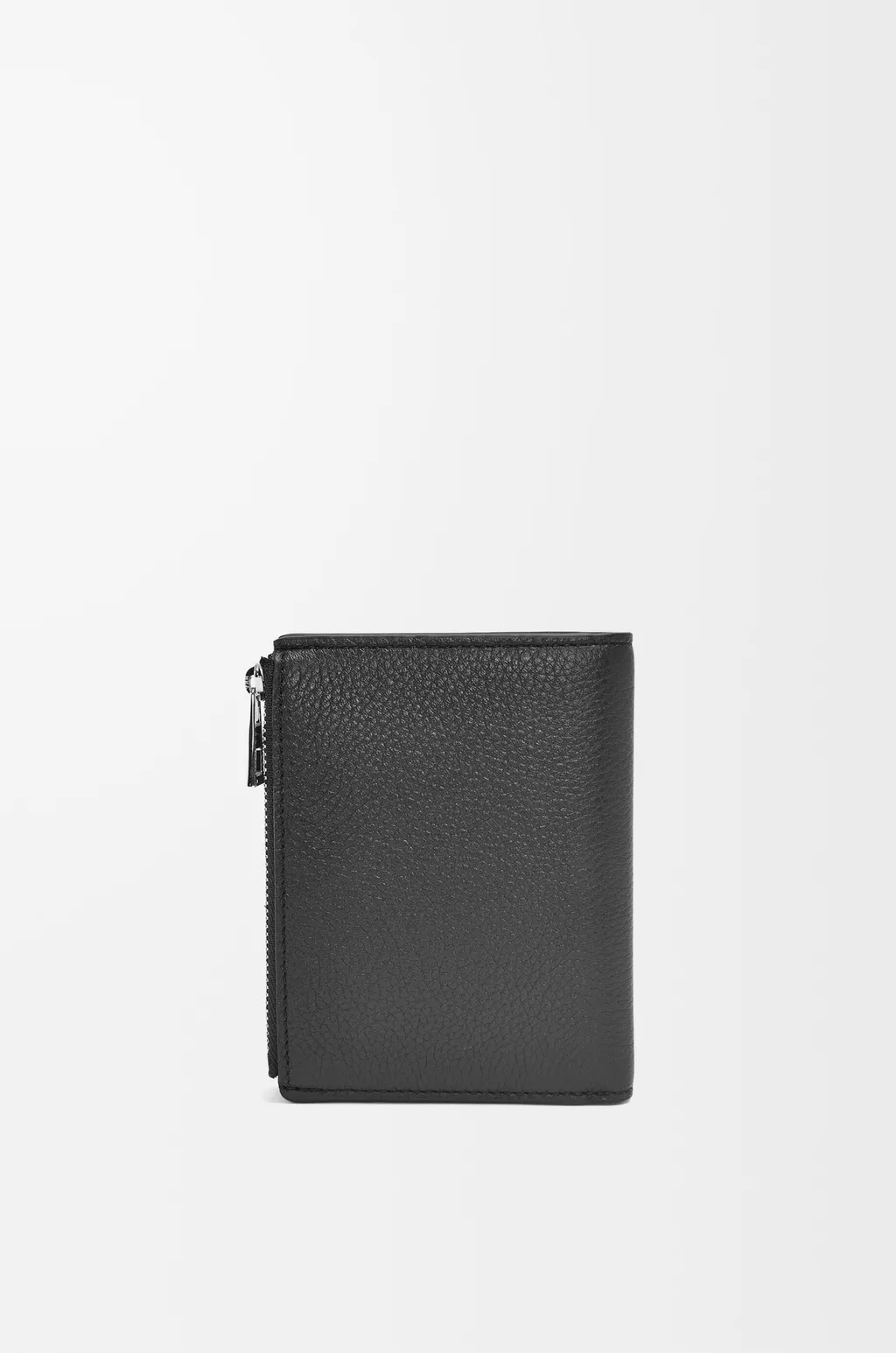Slim Compact Wallet In Soft Grained Calfskin