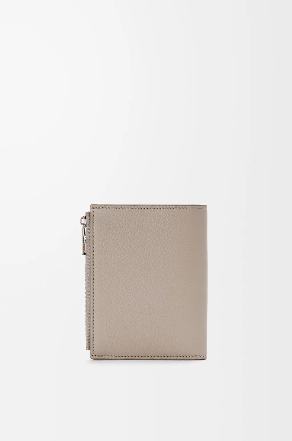 Slim Compact Wallet In Soft Grained Calfskin