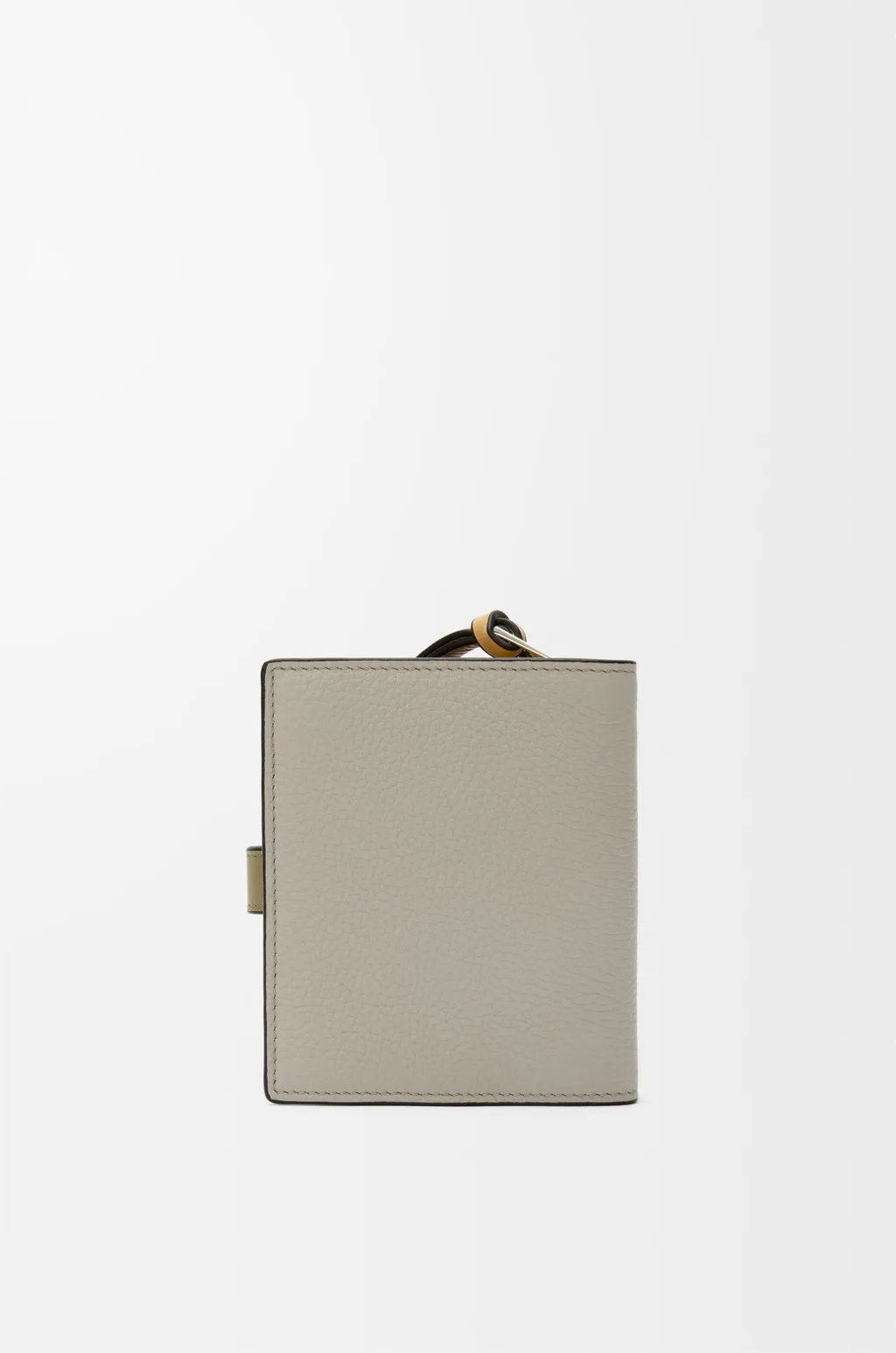 Compact Zip Wallet In Soft Grained Calfskin
