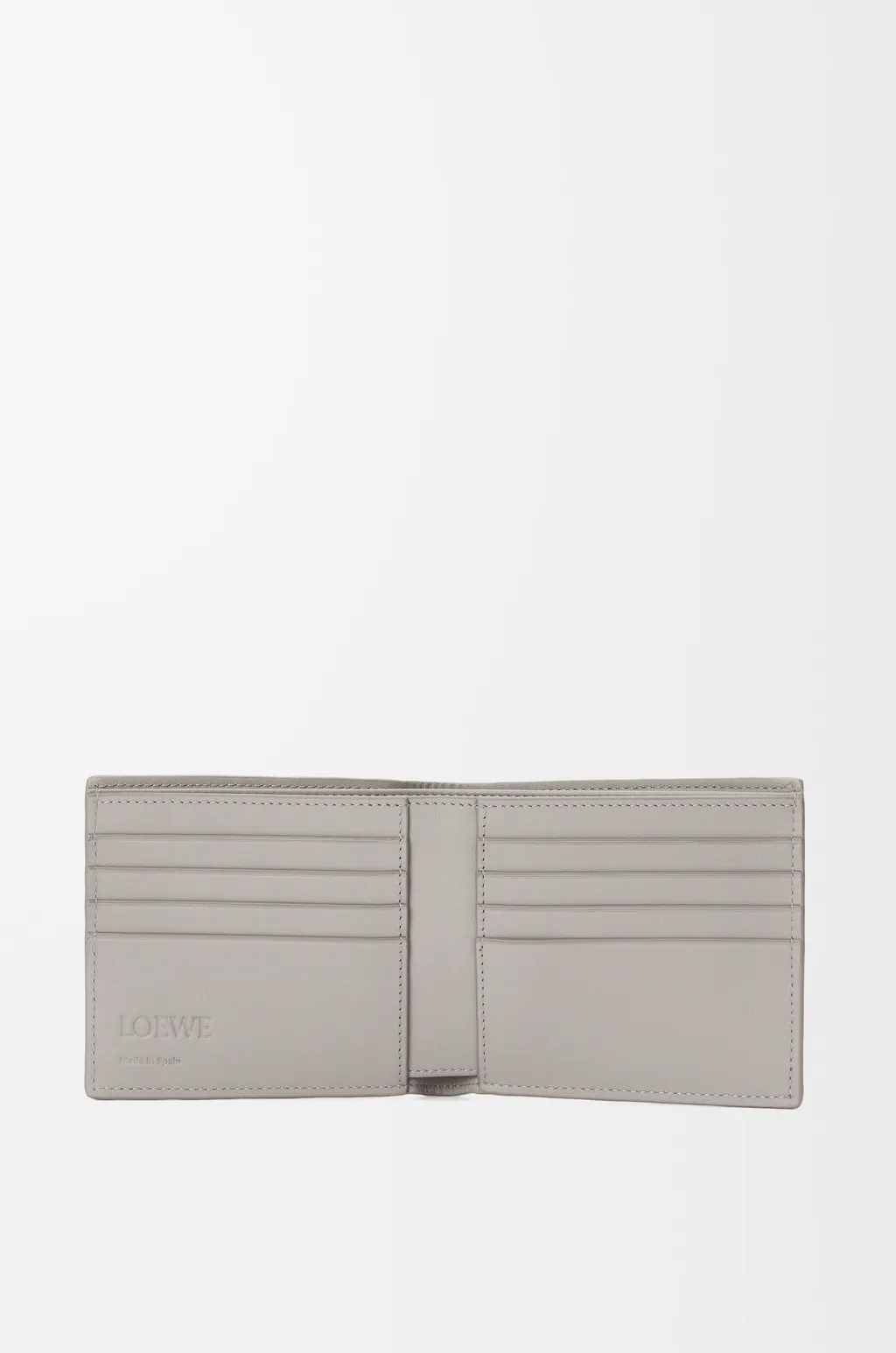 Bifold Wallet In Textured Classic Calfskin