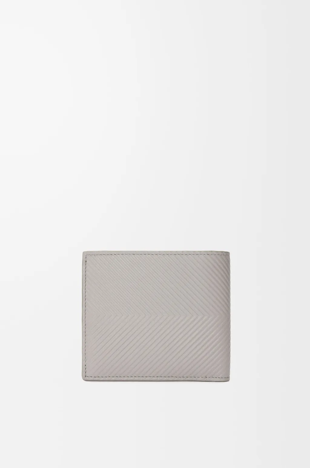 Bifold Wallet In Textured Classic Calfskin