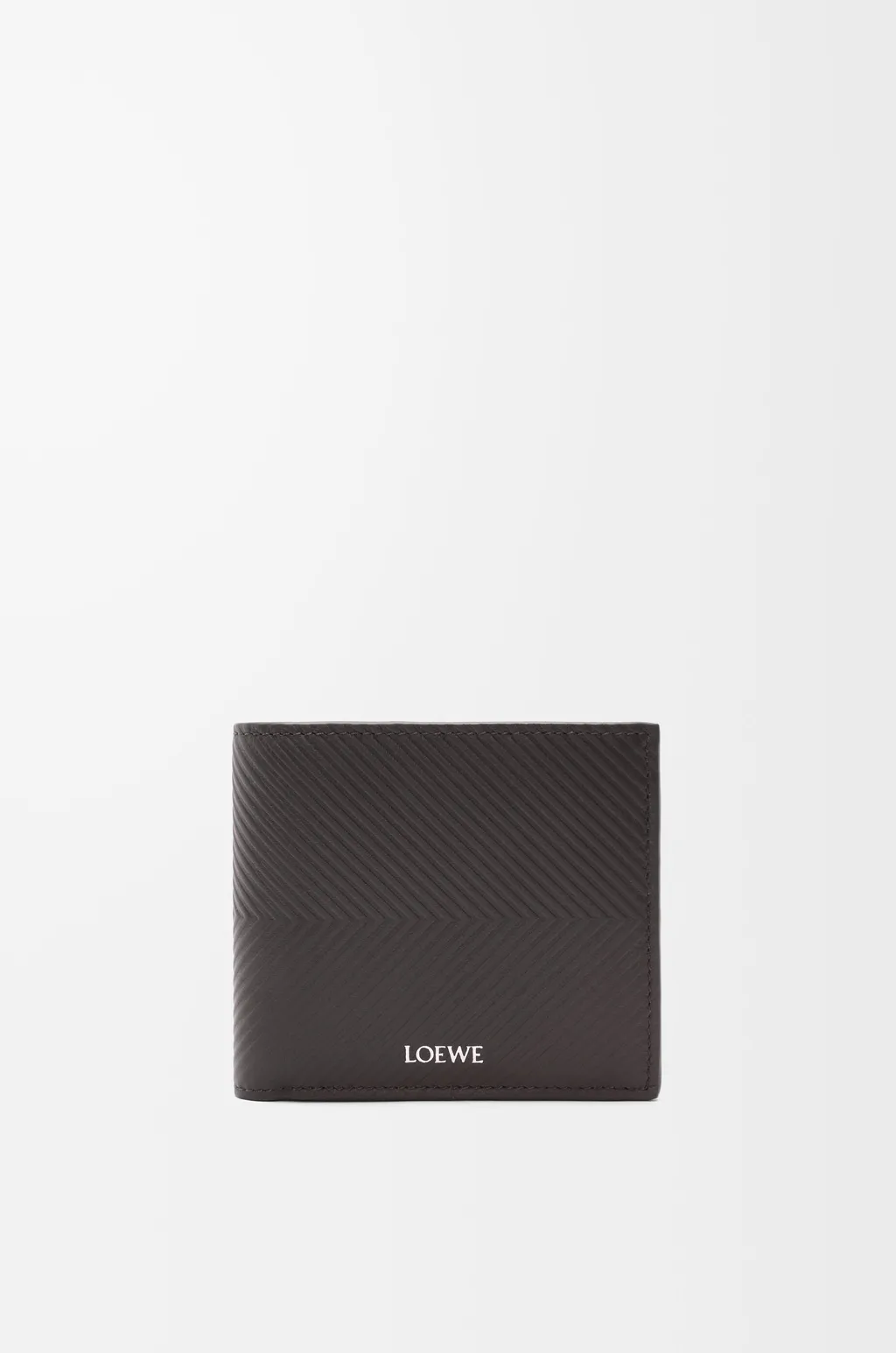 Bifold Wallet In Textured Classic Calfskin