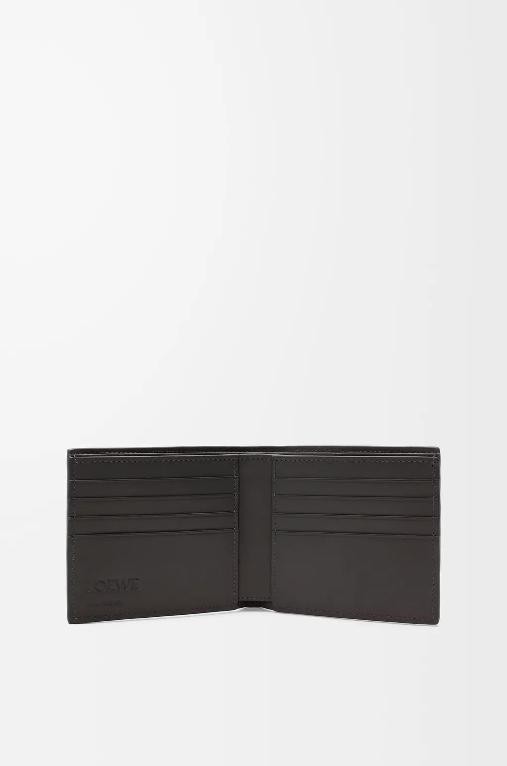 Bifold Wallet In Textured Classic Calfskin