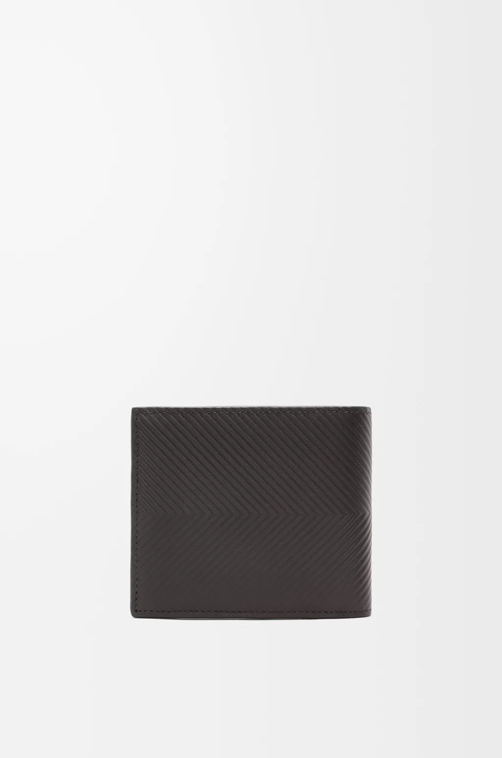 Bifold Wallet In Textured Classic Calfskin