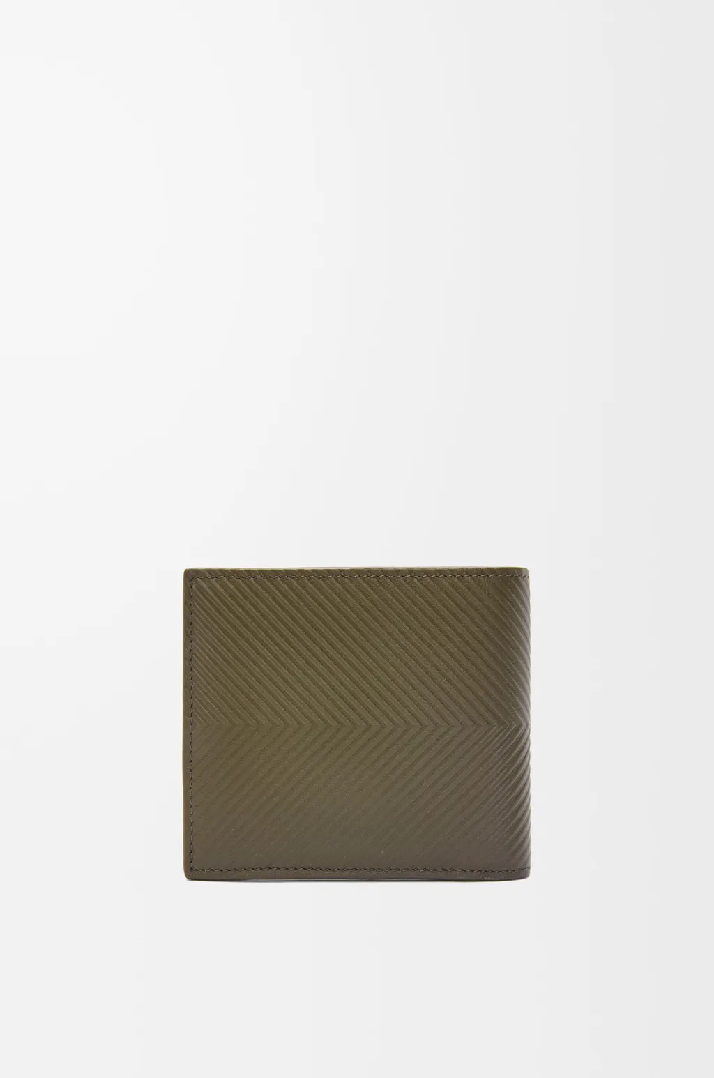 Bifold Coin Wallet In Textured Classic Calfskin