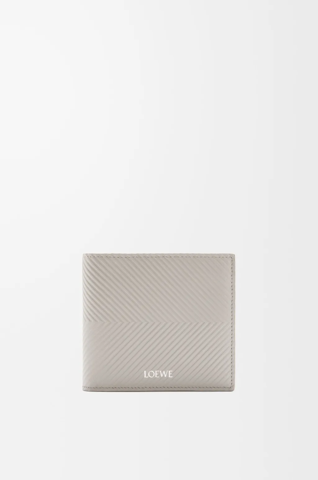 Bifold Coin Wallet In Textured Classic Calfskin