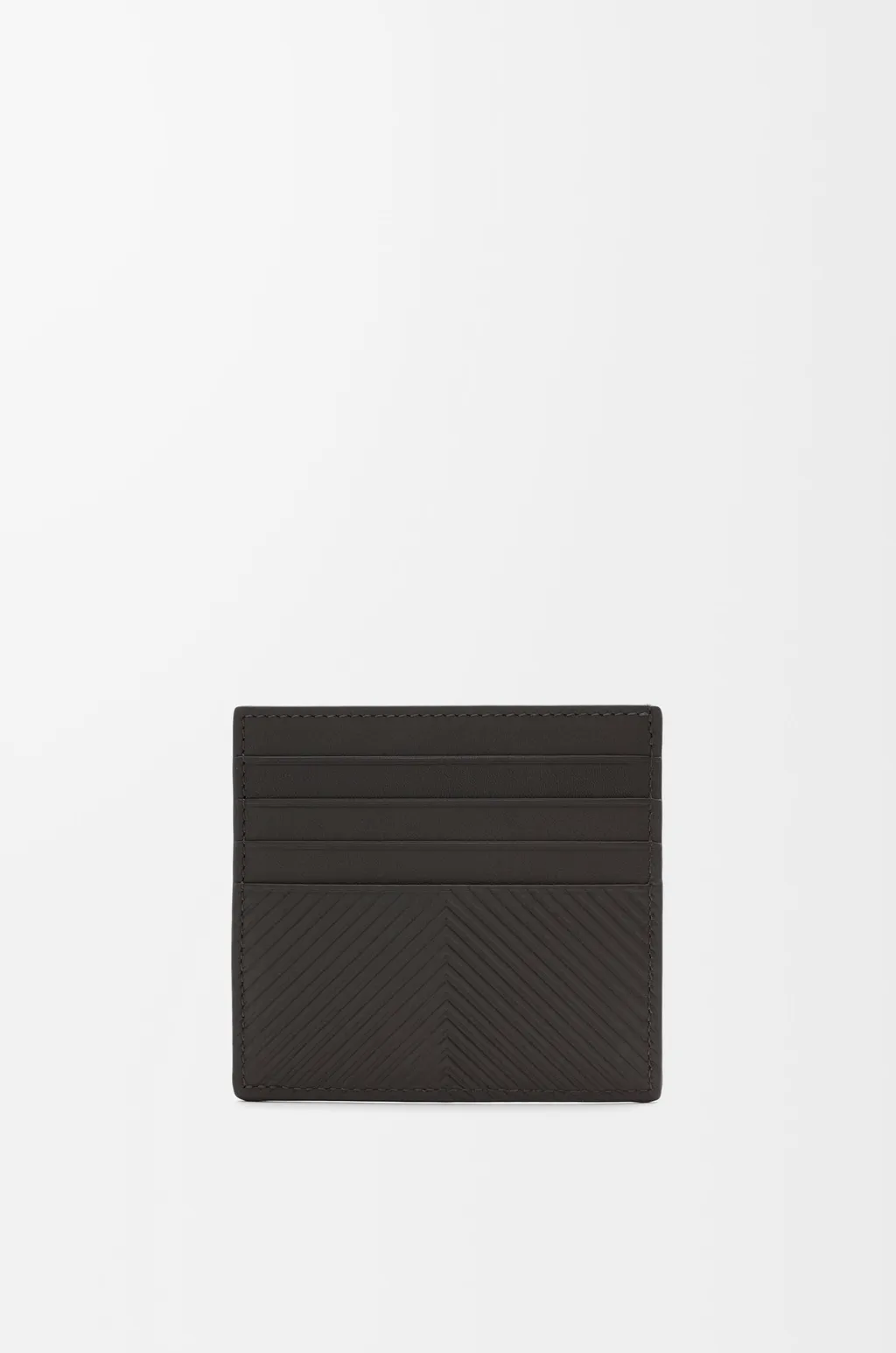 Open Cardholder In Textured Classic Calfskin