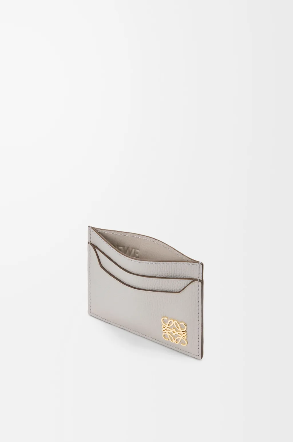 Anagram Plain Cardholder In Pebble Grained Calfskin