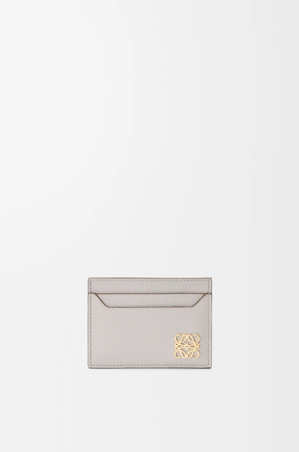 Anagram Plain Cardholder In Pebble Grained Calfskin