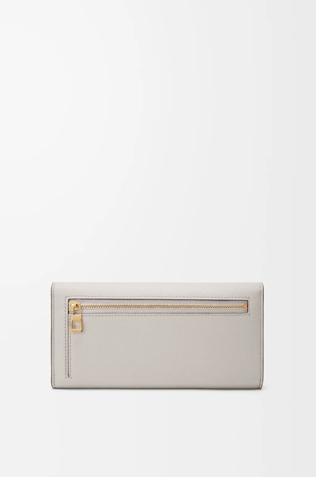 Anagram Continental Wallet In Pebble Grained Calfskin