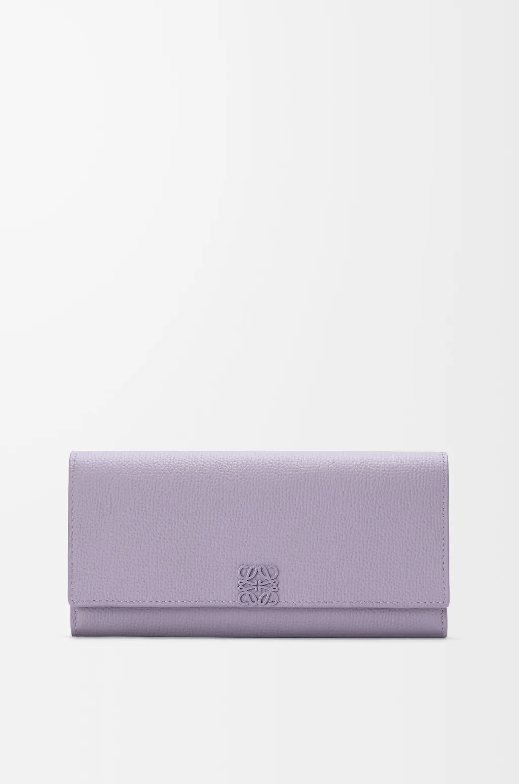 Anagram Continental Wallet In Pebble Grained Calfskin