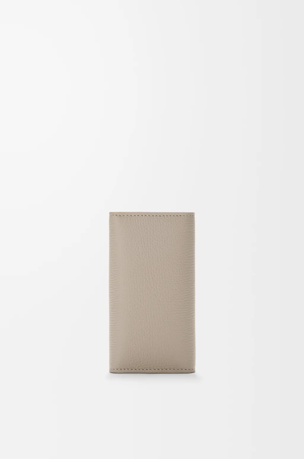 Anagram Key Case In Pebble Grained Calfskin