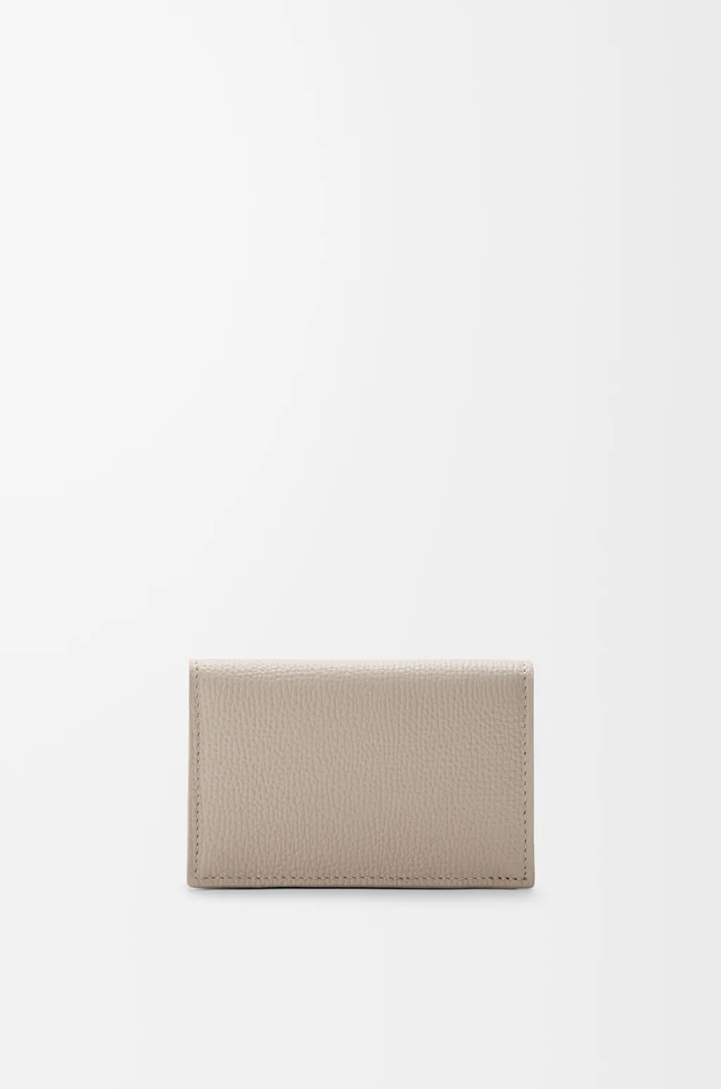 Anagram Business Cardholder In Pebble Grained Calfskin