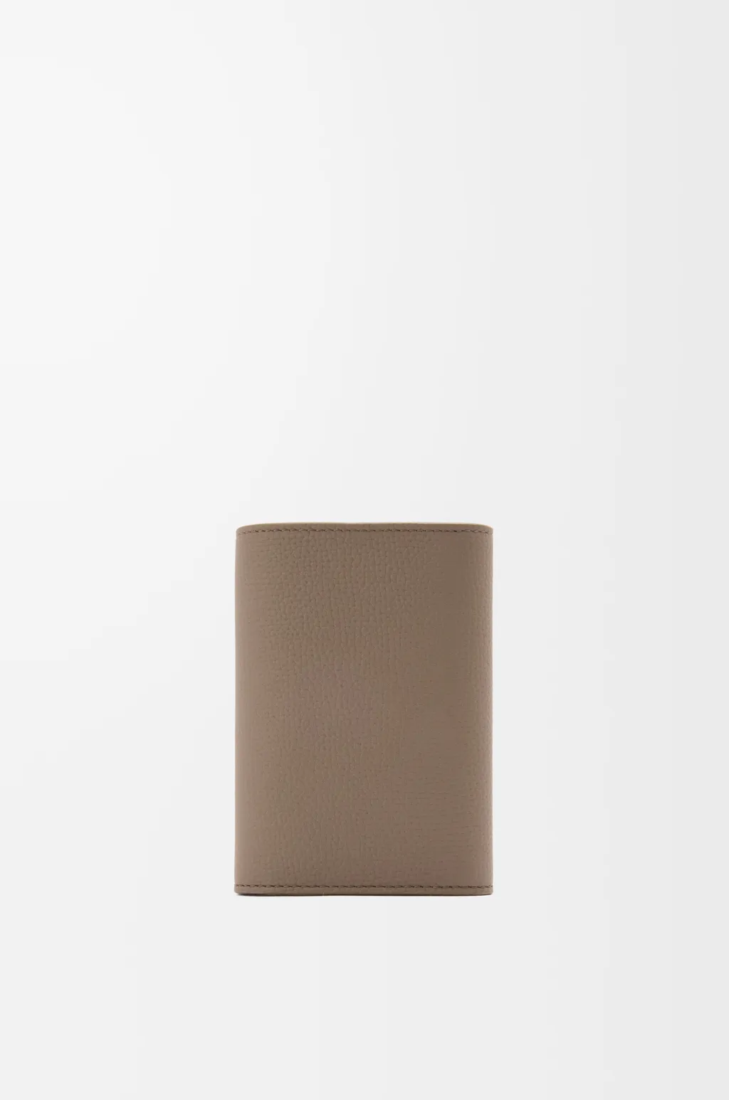 Anagram Small Vertical Wallet In Pebble Grained Calfskin