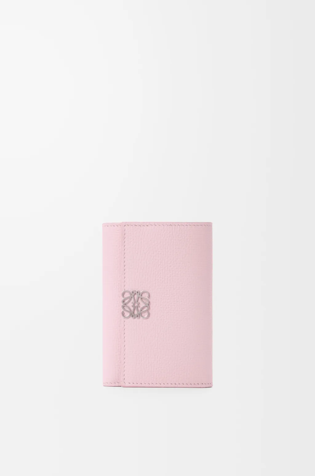 Anagram Small Vertical Wallet In Pebble Grained Calfskin