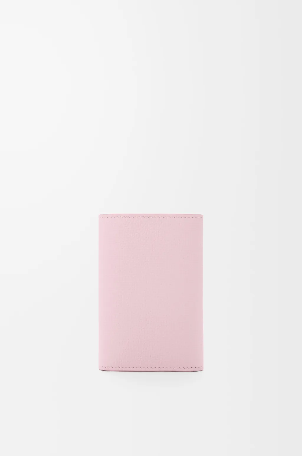 Anagram Small Vertical Wallet In Pebble Grained Calfskin