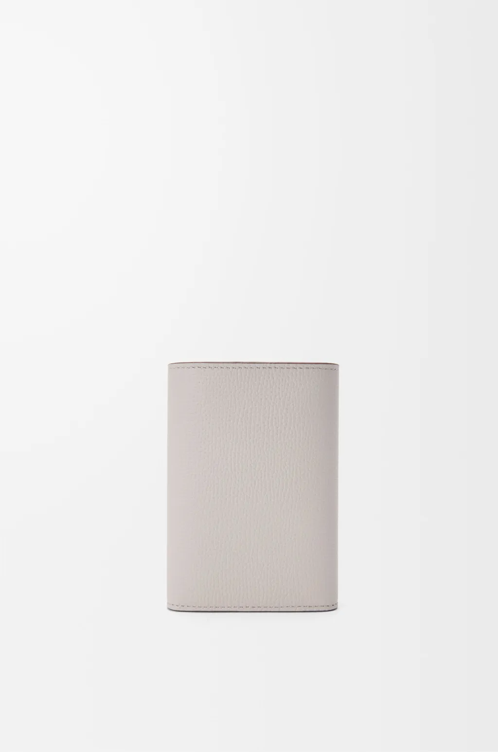 Anagram Small Vertical Wallet In Pebble Grained Calfskin