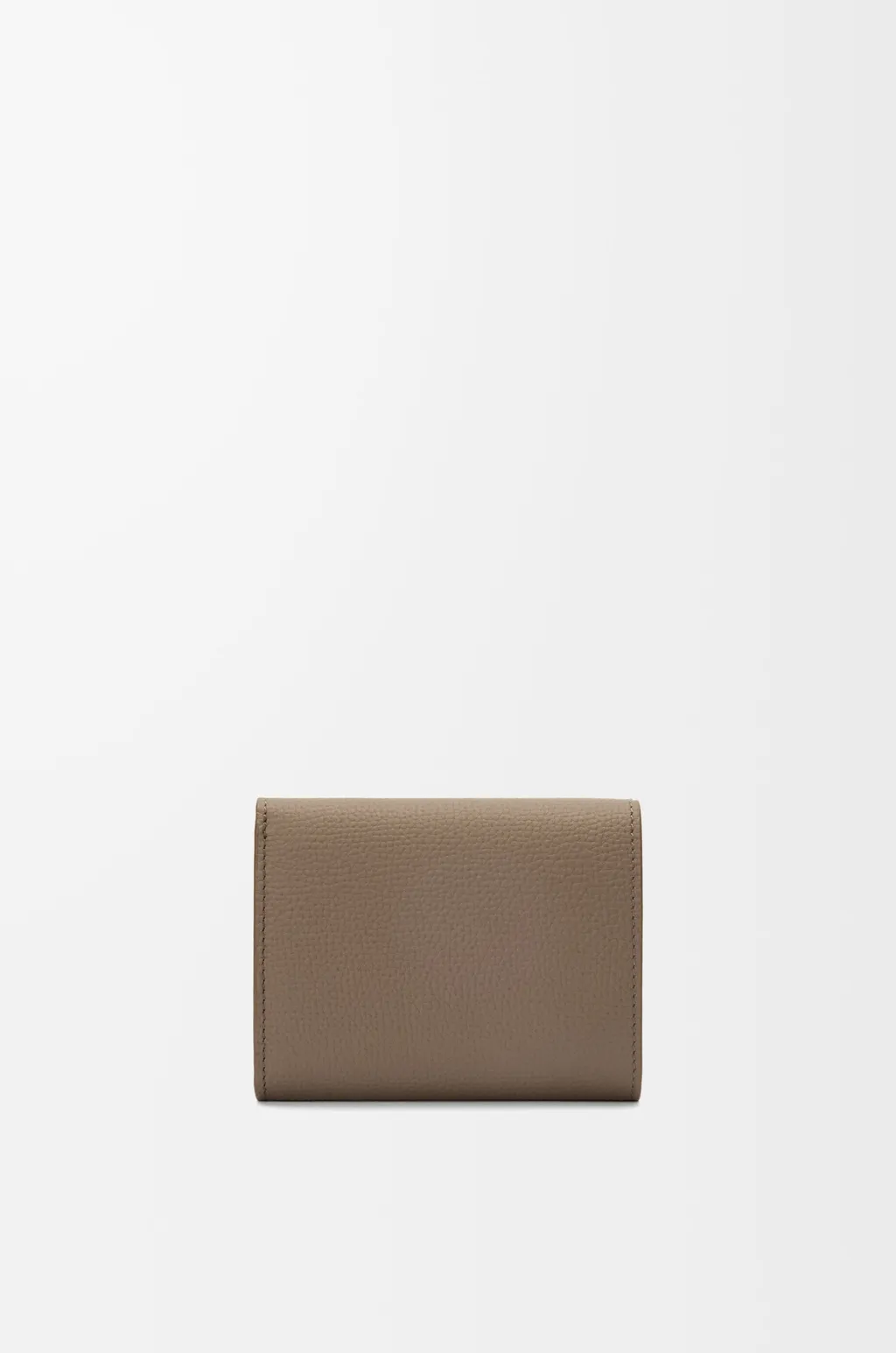 Anagram Trifold Wallet In Pebble Grained Calfskin