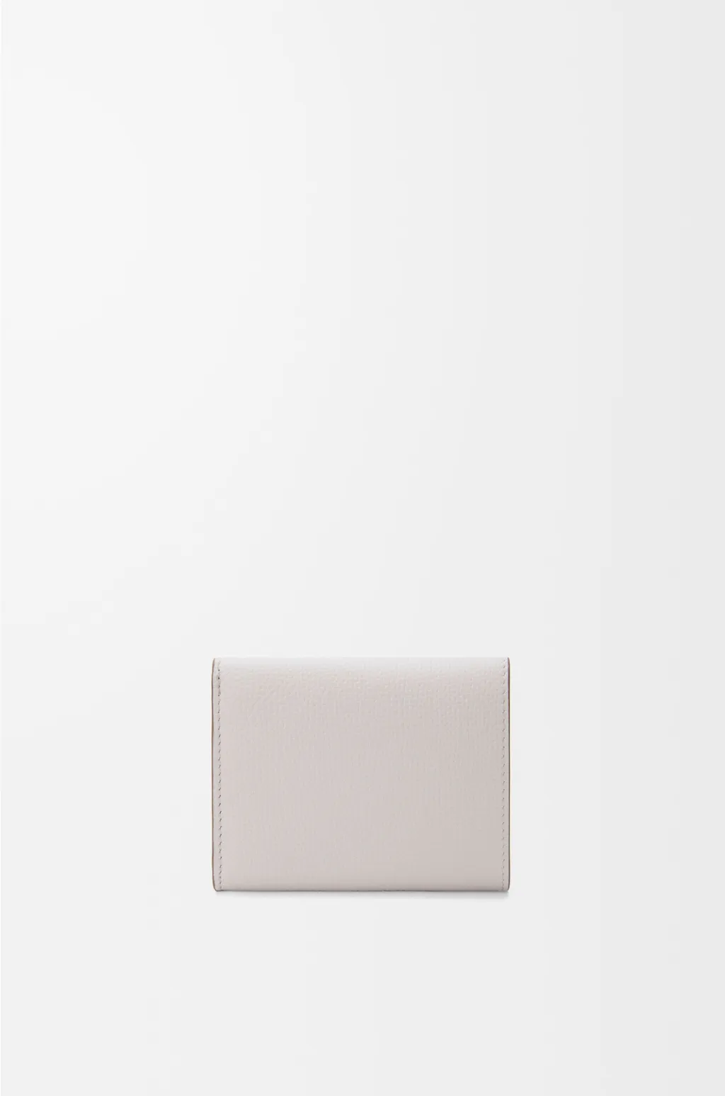 Anagram Trifold Wallet In Pebble Grained Calfskin