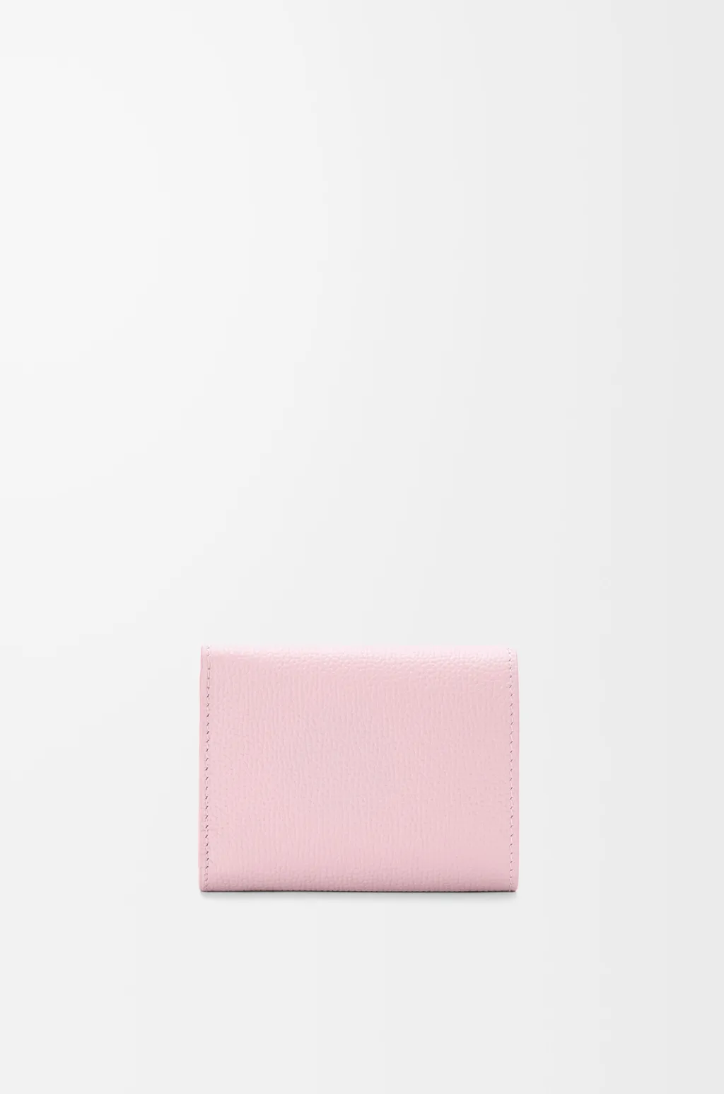Anagram Trifold Wallet In Pebble Grained Calfskin
