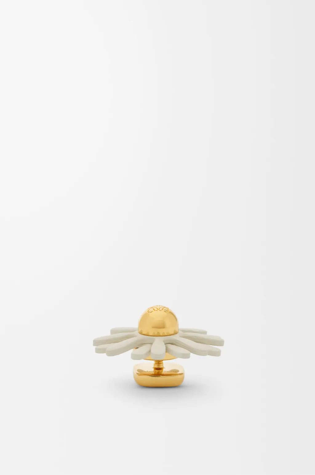 Flower Pin In Calfskin