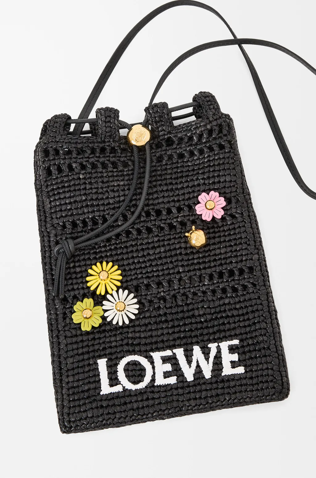 Flower Pin In Calfskin