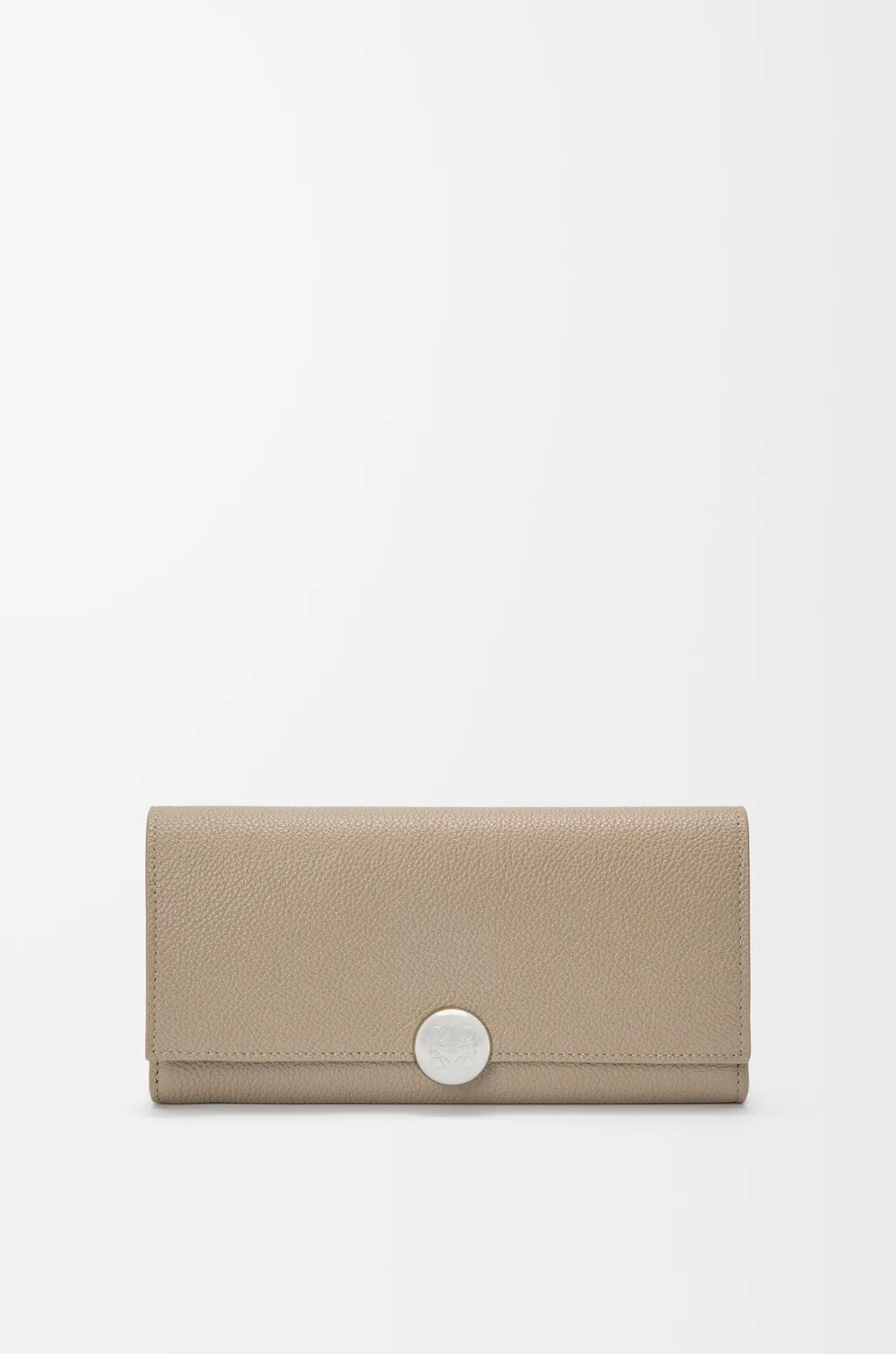 Pebble Continental Wallet In Mini Grain Calfskin