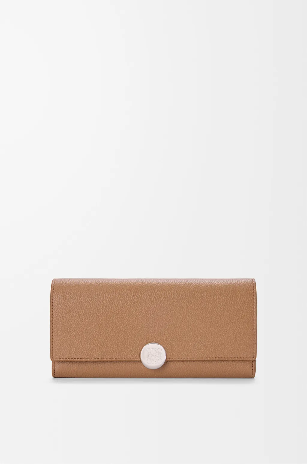 Pebble Continental Wallet In Mini Grain Calfskin