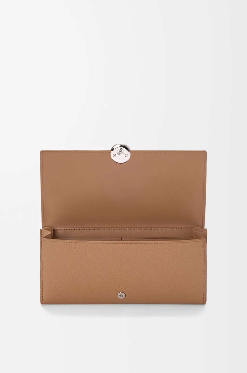 Pebble Continental Wallet In Mini Grain Calfskin