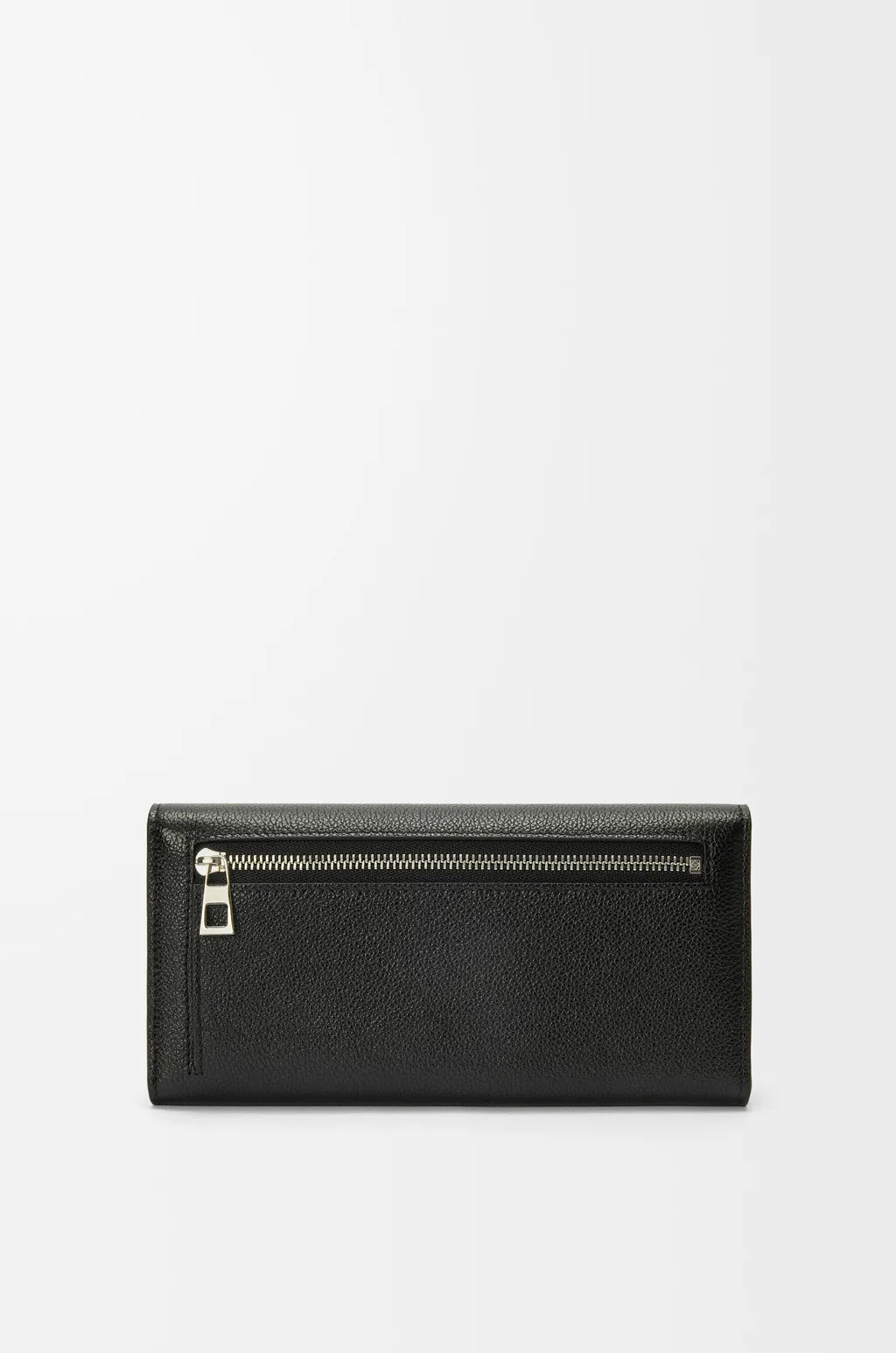 Pebble Continental Wallet In Mini Grain Calfskin