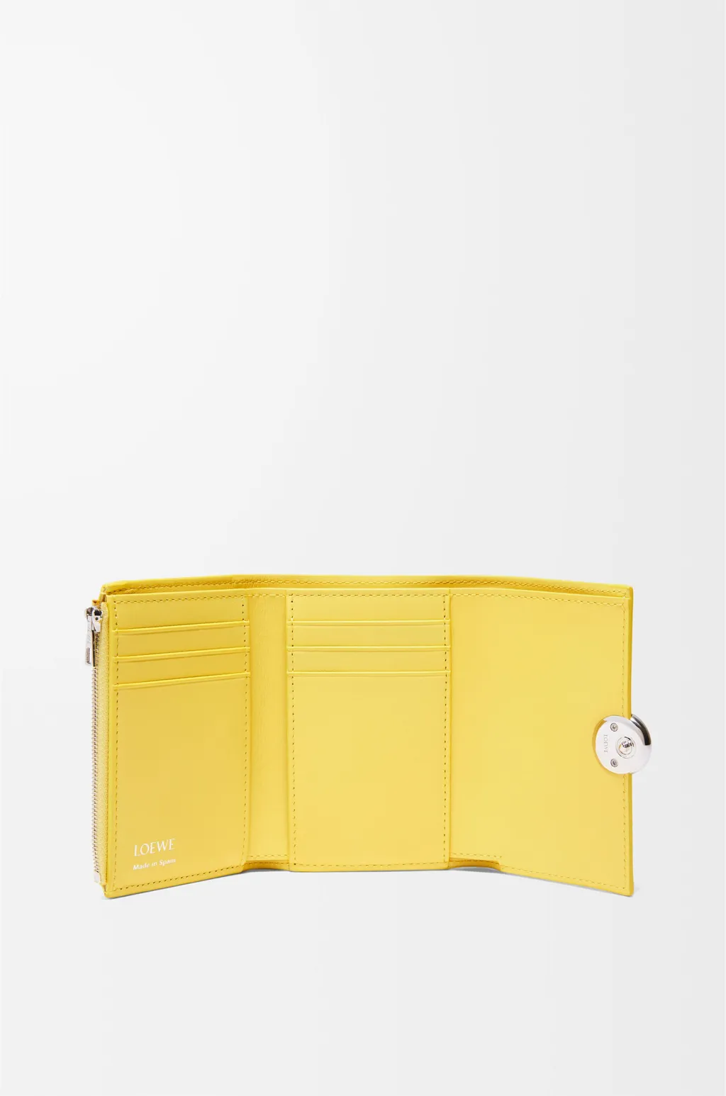 Pebble Small Vertical Wallet In Shiny Nappa Calfskin