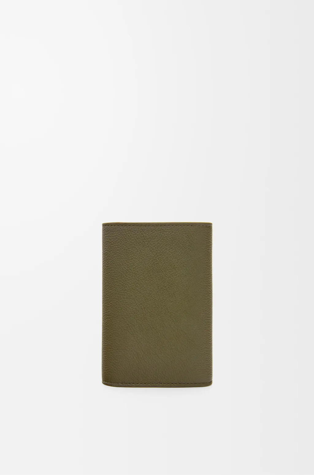 Pebble Small Vertical Wallet In Pebble Grained Calfskin