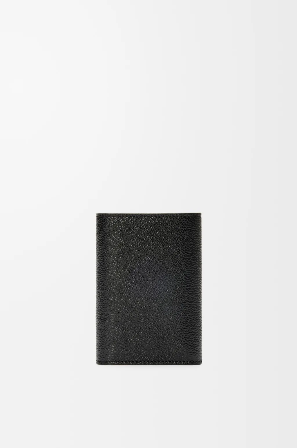 Pebble Small Vertical Wallet In Pebble Grained Calfskin