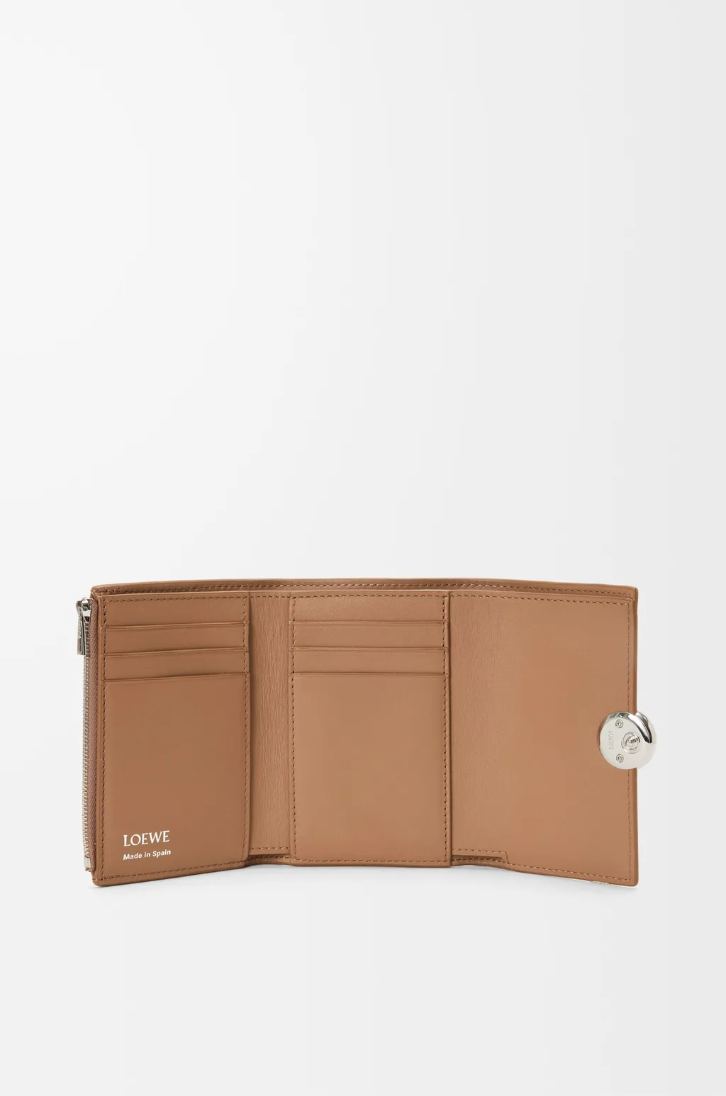 Pebble Small Vertical Wallet In Pebble Grained Calfskin
