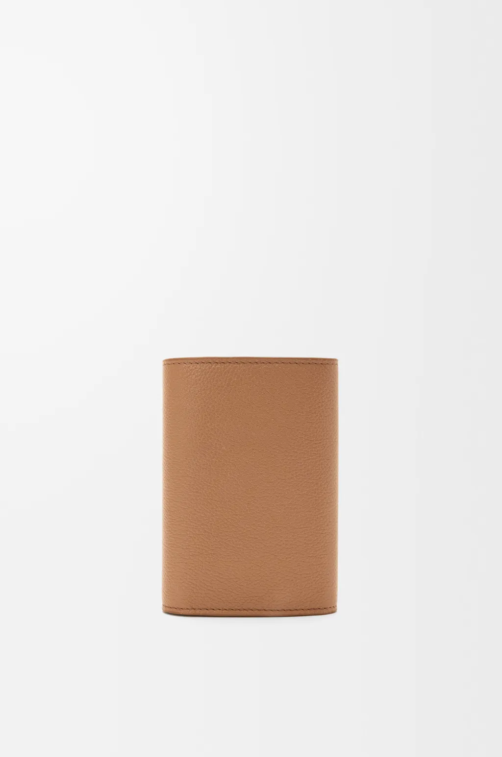 Pebble Small Vertical Wallet In Pebble Grained Calfskin