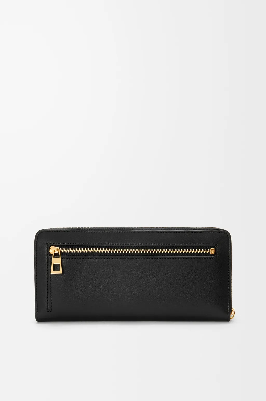 Knot Zip Around Wallet In Shiny Nappa Calfskin