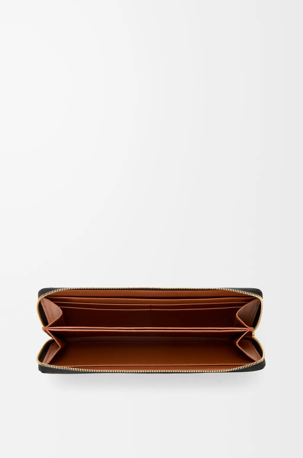 Knot Zip Around Wallet In Shiny Nappa Calfskin