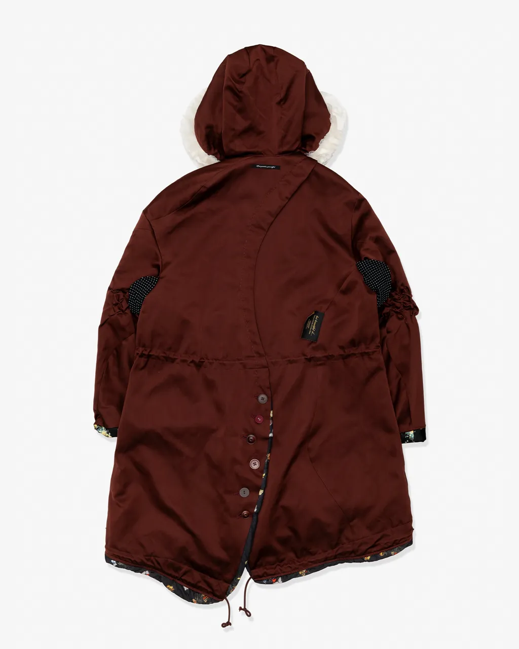 Double Face Satin Mod Coat