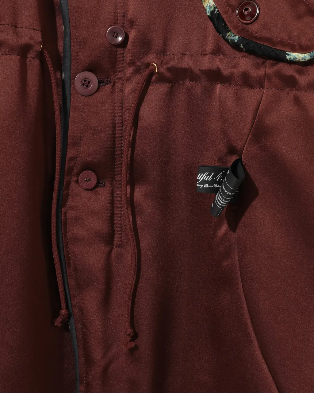 Double Face Satin Mod Coat