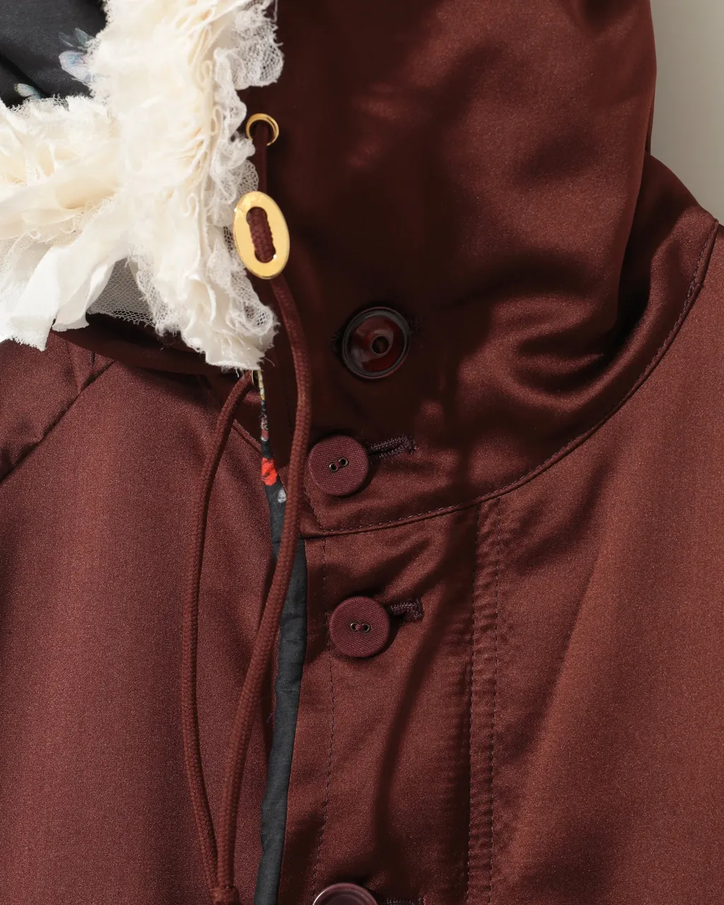 Double Face Satin Mod Coat
