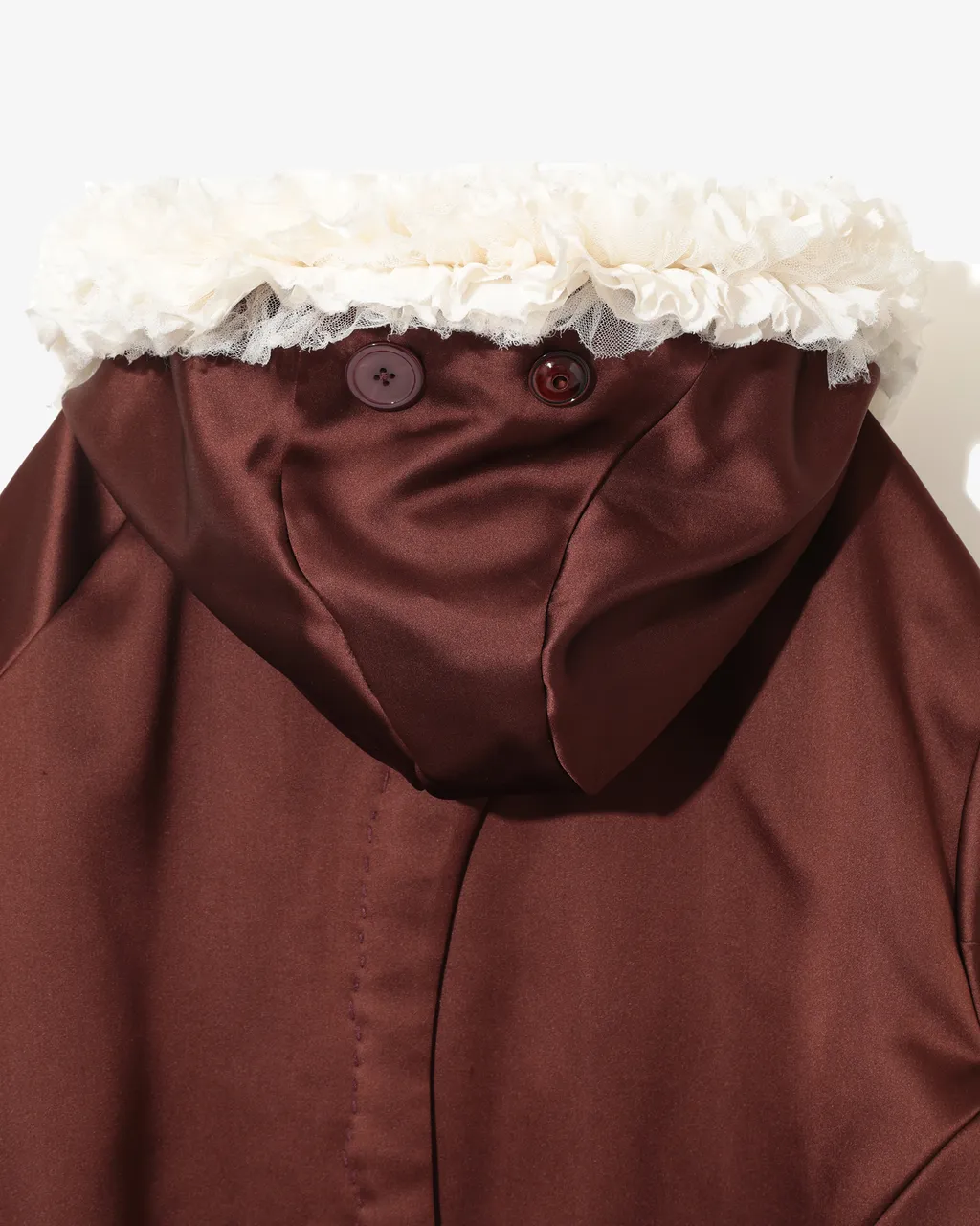 Double Face Satin Mod Coat