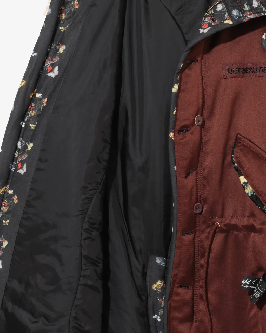 Double Face Satin Mod Coat
